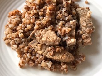 Гречка с мясом по-купечески