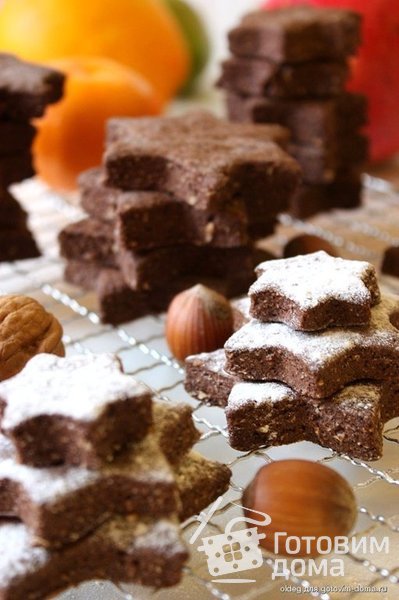Ароматное печенье &quot;Шоколадные звездочки&quot; фото к рецепту 5