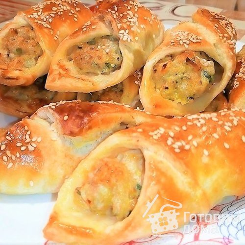 Слойки с начинкой