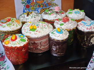 Легкий и очень нежный пасхальный кулич
