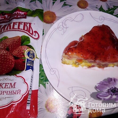 Творожная фантазия с джемом Махеевъ