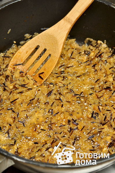 Рис с креветками и зеленым горошком фото к рецепту 4