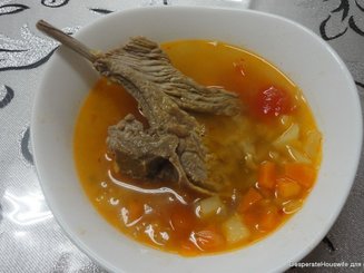 Острый чечевичный суп