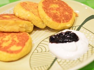 Сырники с кукурузной мукой