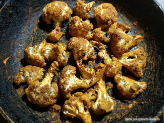 Цветная капуста с куркумой