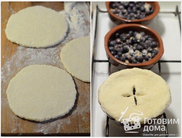 Blaeberry pie  - Английский черничный пай фото к рецепту 2