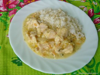 Курочка в сырном соусе