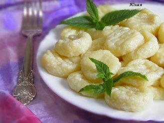 Вареники ленивые (галушки из творога)