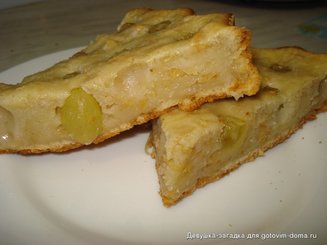 Яблочно-марципановый пирог