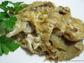 Бандуряники с грибами