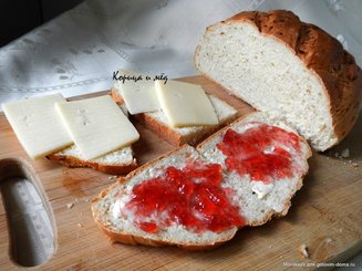 Хлеб с овсяными хлопьями