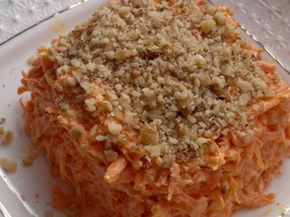 Салат из моркови с чесноком