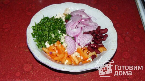 Легкий салат с курицей фото к рецепту 4