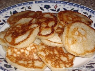 Постные оладьи