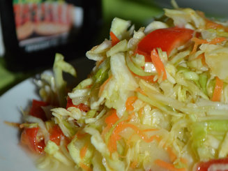 Салат с капустой "Пестренький"