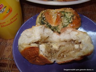 Пирожки с капустой, способ формовки