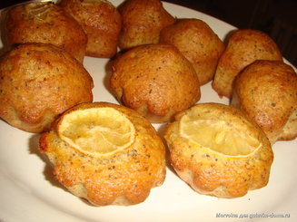 Лимонно-маковые маффины