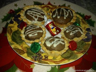 Нежное пирожное с двумя видами теста