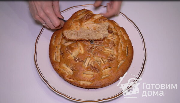 Яблочный пирог фото к рецепту 12
