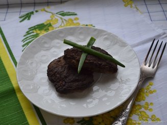 Печёночные котлеты с гречневой мукой