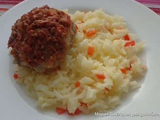 Рис с чесноком и сливочным маслом