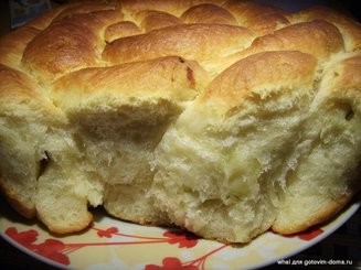 Хлеб "Роза" с сыром и укропом