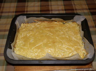 Быстрый пирог с капустой