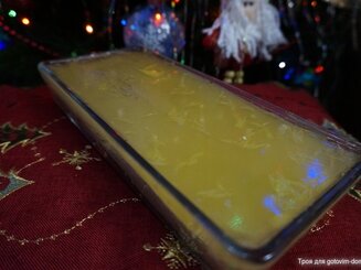 Паштет из печени с апельсиновым желе