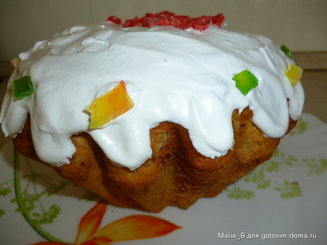 Кулич на сухих дрожжах