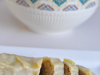 Ханум (паровой рулет с картофелем)