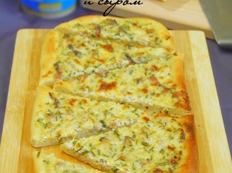 Фламмкухен из Эльзасса - пирог с луком, беконом и сыром