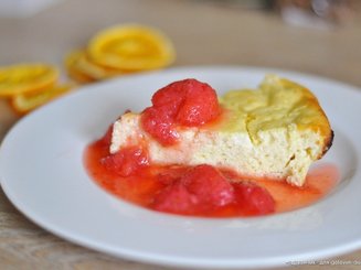 Творожная запеканка с кукурузной мукой