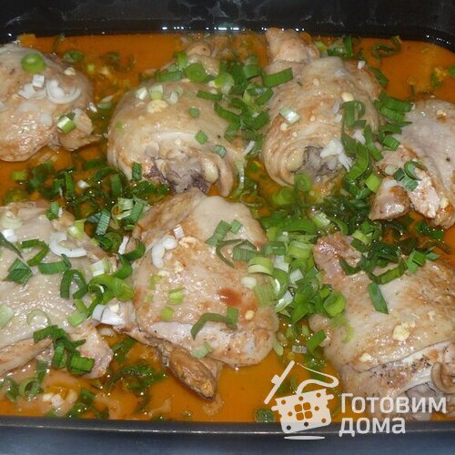 Куриные бедра в духовке