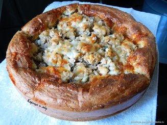 Быстрый пирог из рыбы