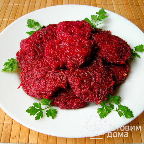 Деруны из свеклы