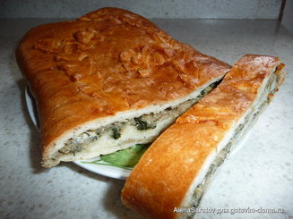 Кулебяка с капустой