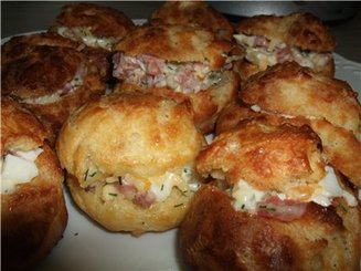 Профитроли фаршированные