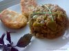 Стручковая фасоль с помидорами и болгарским