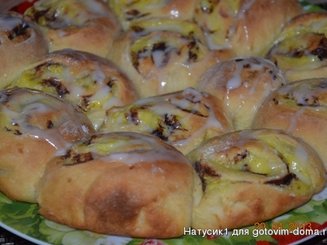 Булочки-бриоши с кремом патисьер