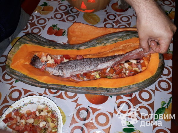 Щука в тыкве фото к рецепту 1