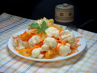 Цветная капуста по корейски