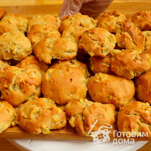 Воздушное и мягкое яблочное печенье