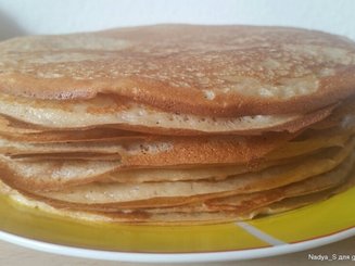 Блины на сыворотке