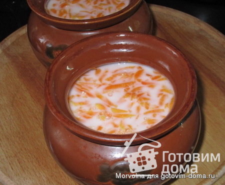 Кукурузная каша с тыквой фото к рецепту 1