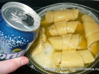 Слоёные рогалики на "Спрайте"