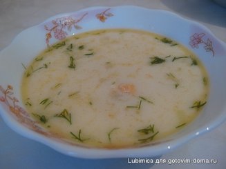 Суп из семги по-шведски