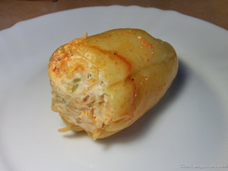Перцы, фаршированные капустой с фаршем