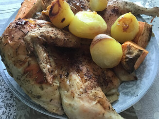 Имбирно- розмариновая курица