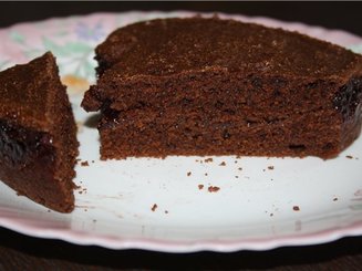 Быстрый шоколадный манник (кекс)