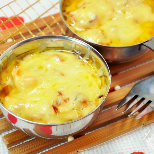 Жюльен из красной рыбы